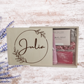 Beauty Geschenkbox aus Holz – gefüllte Wellnessbox – Geschenk für Frauen – personalisierte Spa Box – Selfcare Set – Geschenkidee