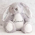Personalisiertes Kuscheltier mit Namen – Stofftier zur Geburt – Babygeschenk – Taufgeschenk – Kuscheltier mit Geburtsdaten