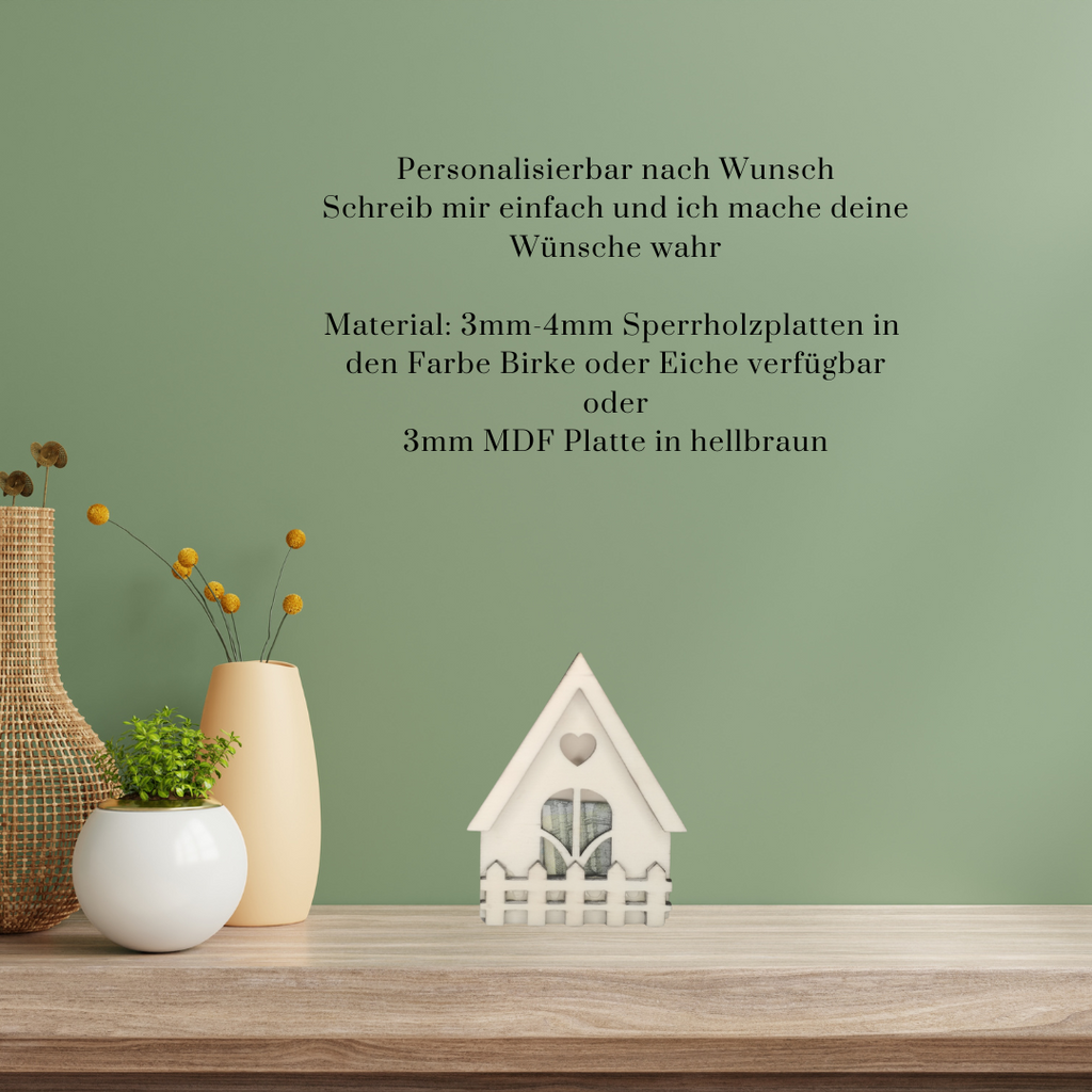 Geldgeschenk Haus – kreative Geldgeschenkverpackung Einzug – Geschenk Hausbau – Geldgeschenk zur Hochzeit – Deko Haus mit Fach