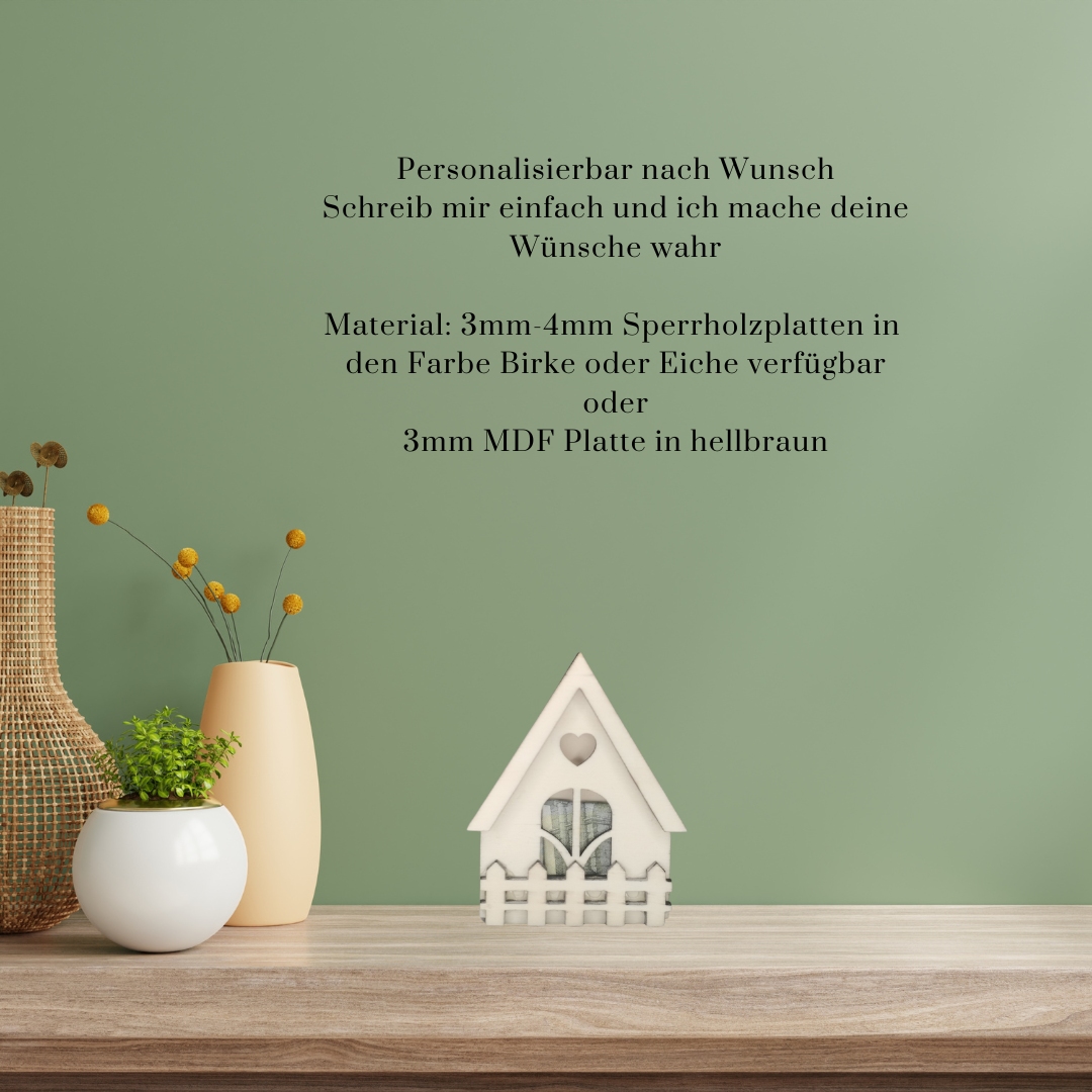 Geldgeschenk Haus – kreative Geldgeschenkverpackung Einzug – Geschenk Hausbau – Geldgeschenk zur Hochzeit – Deko Haus mit Fach