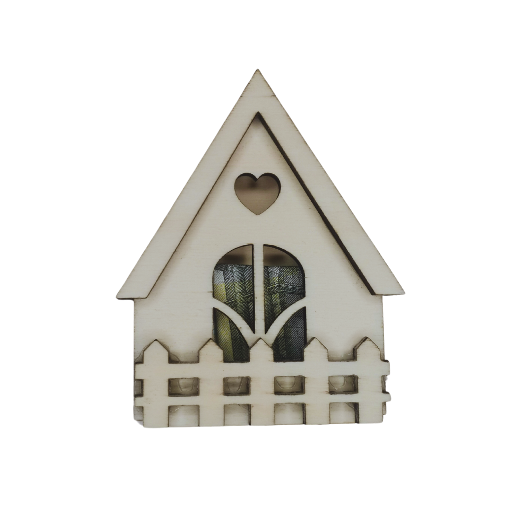 Geldgeschenk Haus – kreative Geldgeschenkverpackung Einzug – Geschenk Hausbau – Geldgeschenk zur Hochzeit – Deko Haus mit Fach