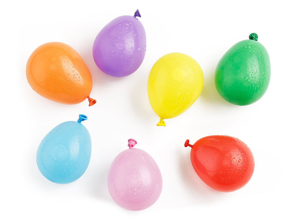 Wasserbomben‑Ballons Pastell – 100er Pack | Kleine Wasserballons ca. 8 cm | Sommer, Garten & Poolparty, Farbmix