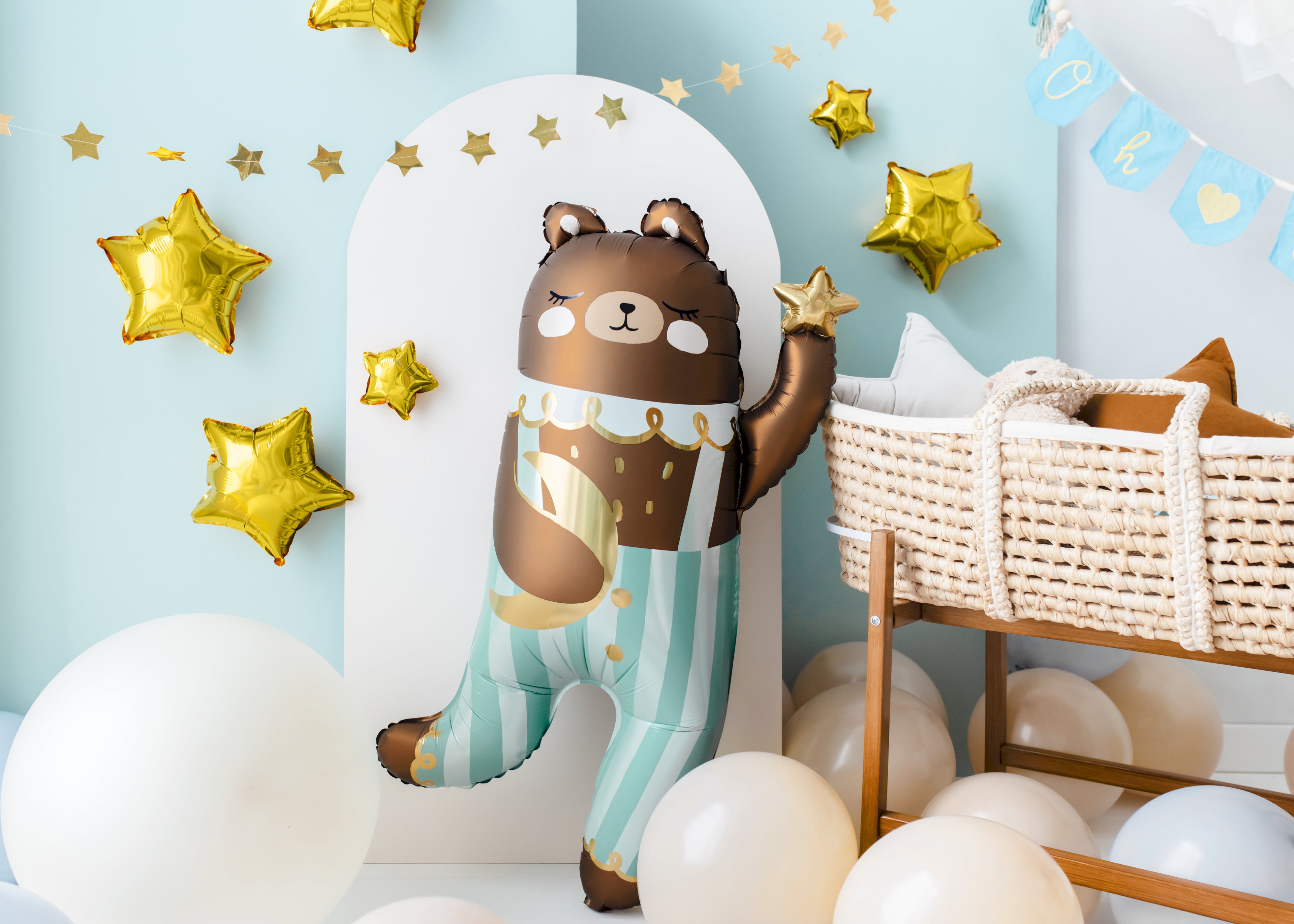 Star-shaped Gold Foil Balloons – Set of 25, 25 cm | Small Gold Star Balloons for Baby Showers, Birthdays, Weddings & Party Decorations