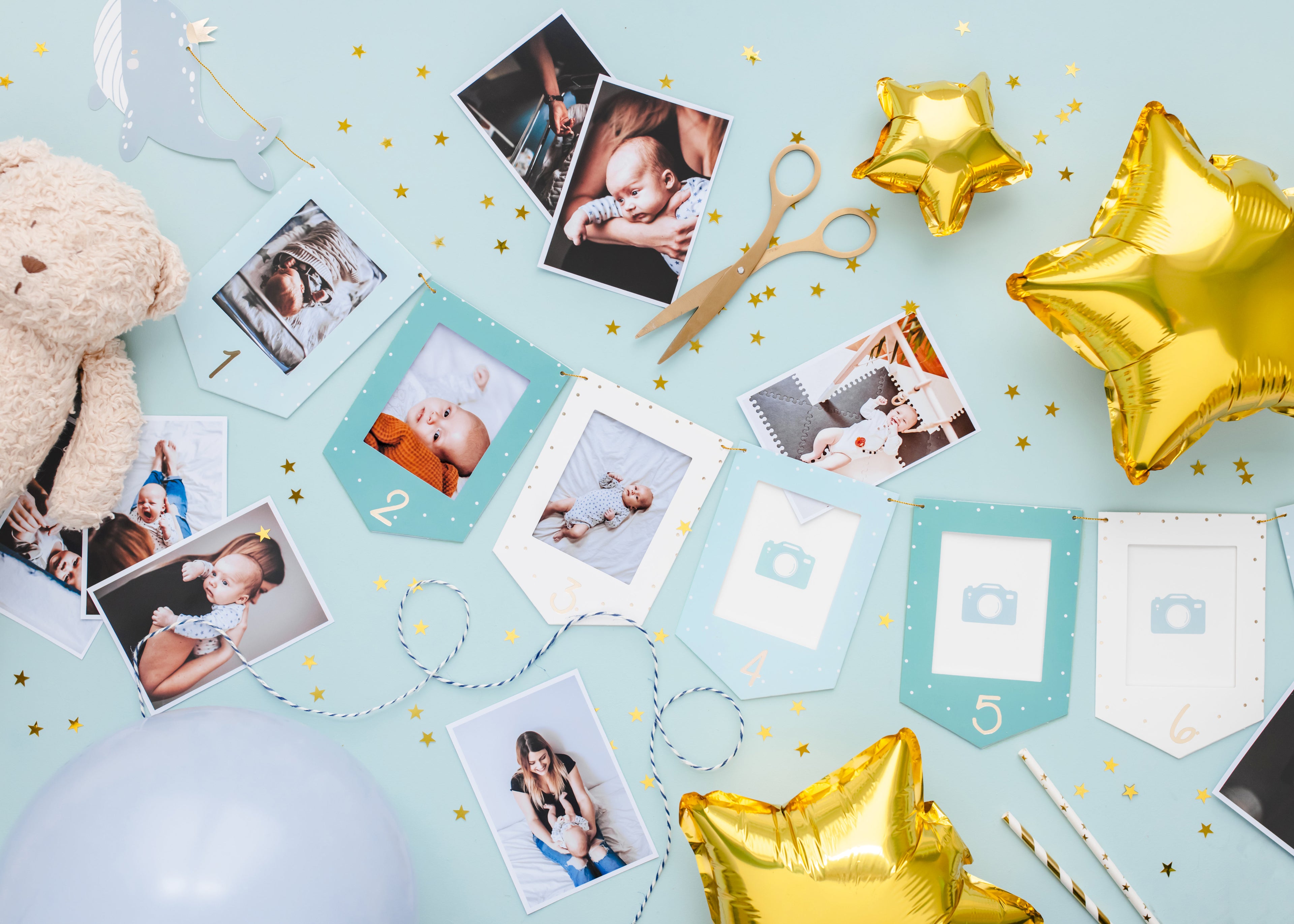 Star-shaped Gold Foil Balloons – Set of 25, 25 cm | Small Gold Star Balloons for Baby Showers, Birthdays, Weddings & Party Decorations
