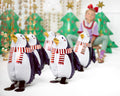 Pinguin‑Folienballon – 29 × 42 cm | Glänzender Motivballon im Farbmix für Winter, Weihnachten & Kindergeburtstag