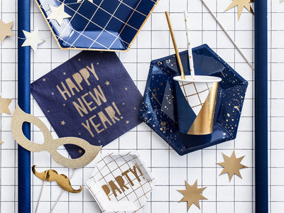 Foto‑Requisiten „Let’s Celebrate“ – 8‑teiliges Set in Gold | Party‑Props zum Selbstmontieren | 21–42 cm | Fotobox, Geburtstag, Hochzeit