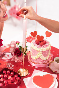 Herzkonfetti Hellrosa – 15 g Seidenpapier‑Konfetti | 1,6 × 1,6 cm | Tischdeko für Hochzeit, JGA, Babyshower & Geburtstag
