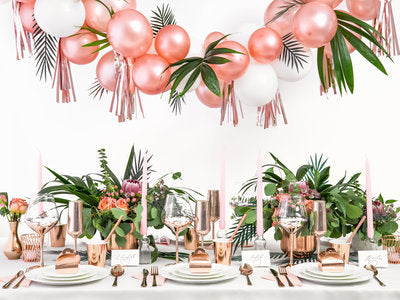 Konfetti Kreise Roségold – 15 g Metallic Tischkonfetti | Ø 2,5 cm | Deko für Hochzeit, JGA, Geburtstag, Babyshower