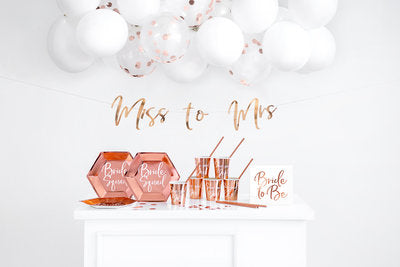 Konfetti Kreise Roségold – 15 g Metallic Tischkonfetti | Ø 2,5 cm | Deko für Hochzeit, JGA, Geburtstag, Babyshower