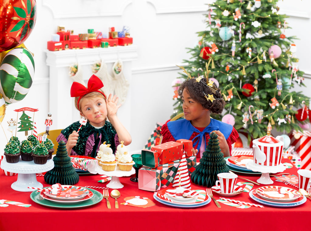 Nussknacker-Kuchenaufsätze 8,5-19 cm - 6 weihnachtliche Cake Topper am Spieß, Tortendeko für Weihnachten und Advent