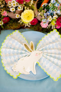 Hasen‑Servietten – 20er Set | Papierservietten mit Hasenmotiv & Golddruck | 12,5 × 16 cm (gefaltet), 25 × 32 cm (offen)