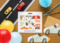 Auto‑Tattoos – 11er Set temporäre Kinder‑Tattoos | Bunter Fahrzeug‑Mix für Geburtstag, Mitgebsel & Party