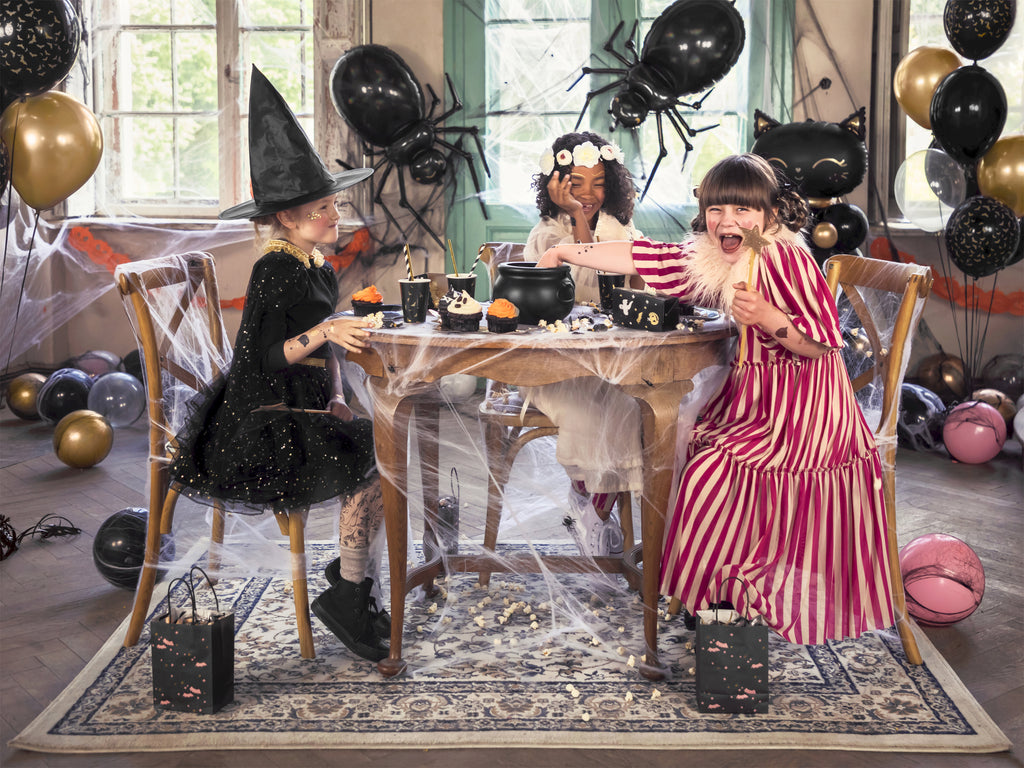 BUH! Halloween-Tattoos für Kinder - 12 temporäre Tattoos mit verschiedenen Gruselmotiven, Mitgebsel für Halloweenparty