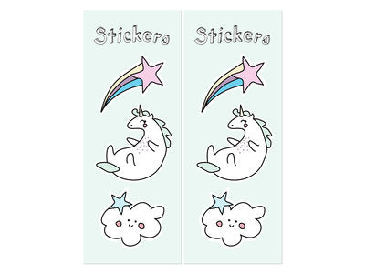 Einhorn‑Süßigkeitentüten – 6 Geschenk‑ & Mitgebseltüten inkl. Aufkleber | 8 × 18 × 6 cm | Kindergeburtstag, Party, Unicorn Deko