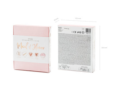 Brautjungfern‑Accessoire‑Set – 10‑teilig | Schärpe, Armband‑Karte, Folienballon, Roségold‑Ballons & Konfetti | JGA Bridal Shower Deko