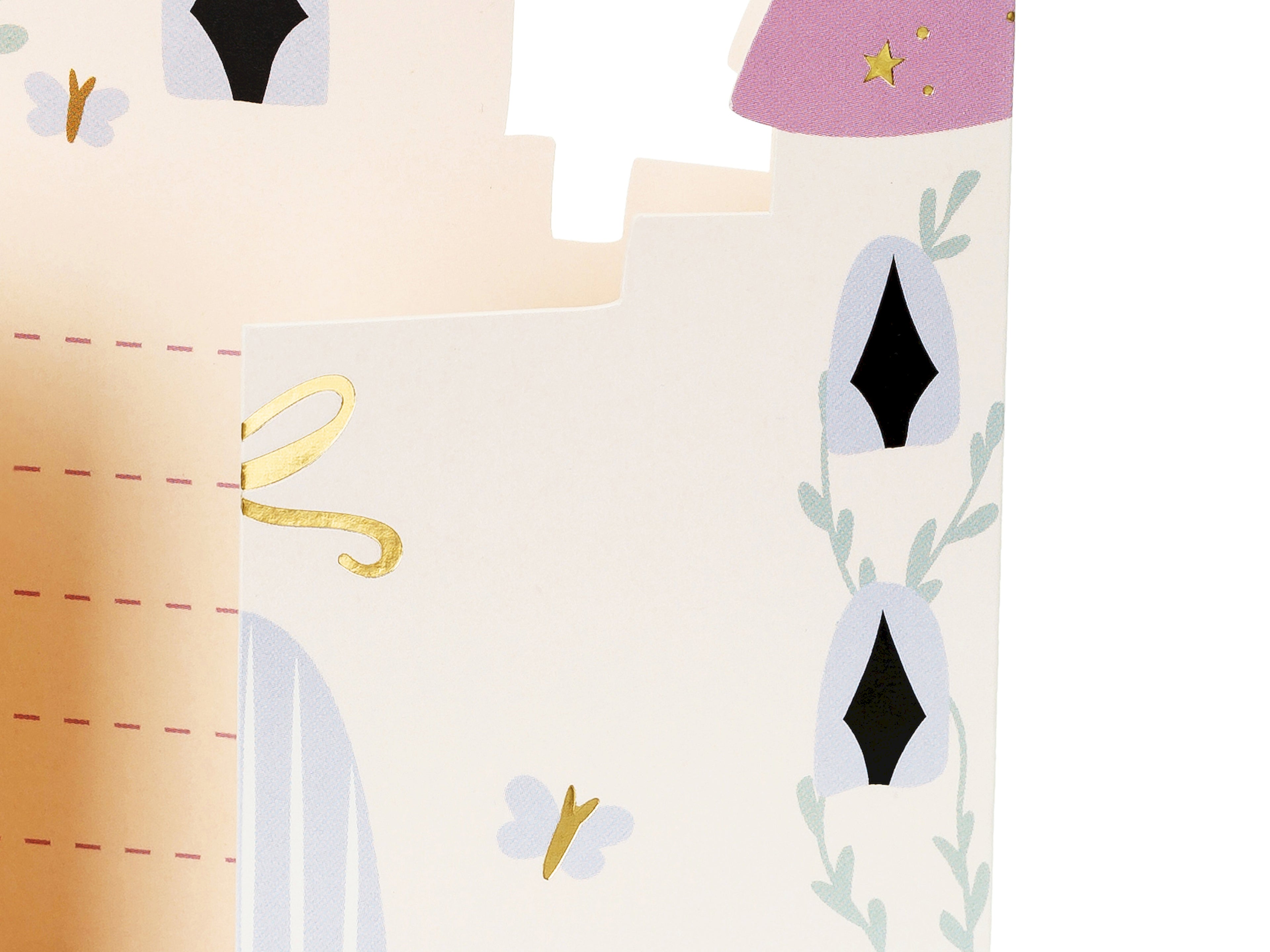 Einladungen Schloss‑Motiv – 6 Karten zum Ausfüllen inkl. Umschlägen | 12,5 × 15,5 cm | Prinzessinnen‑ & Kindergeburtstag