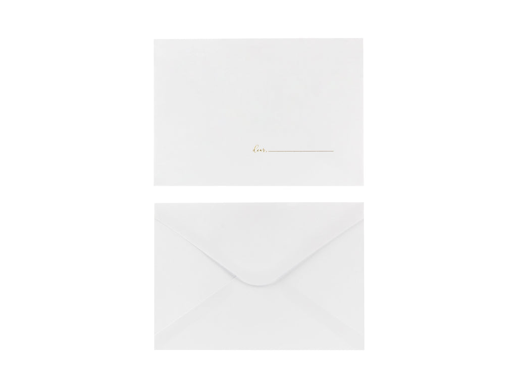 Save‑the‑Date Einladungen JGA – Weiß mit goldener Metallic‑Prägung | 10 Karten inkl. Umschlägen