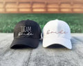 Personalisierte Kappe JGA – Team Braut Cap mit Namen – Bride Cap – Kappe Junggesellinnenabschied – Geschenk Brautparty – JGA Accessoire