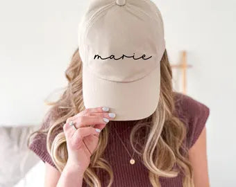 Personalisierte Kappe mit Namen – Basecap bedruckt – Geschenk mit Wunschtext – Cap individuell – Unisex Mütze personalisiert