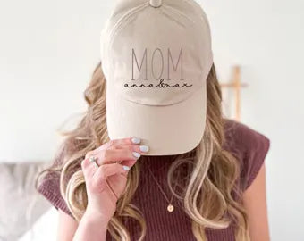 Personalisierte Mama Kappe – Cap mit Namen oder Spruch – Geschenk für Mutter – Basecap bedruckt – Muttertagsgeschenk personalisiert