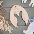 Personalisierter Osteranhänger mit Namen – Ostern Namensanhänger – Anhänger Holz oder Acryl – Geschenk Osterkorb – Tischdeko Ostern