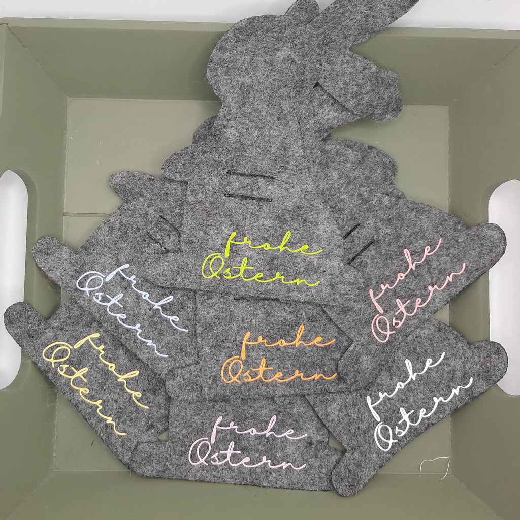 Geldgeschenk Osterhase aus Filz – Osterverpackung mit Fach für Geld oder Schokolade – Geschenk zu Ostern – Filz Hase – Ostermitbringsel