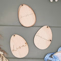 Personalisierter Osteranhänger mit Namen – Ostern Namensanhänger – Anhänger Holz oder Acryl – Geschenk Osterkorb – Tischdeko Ostern
