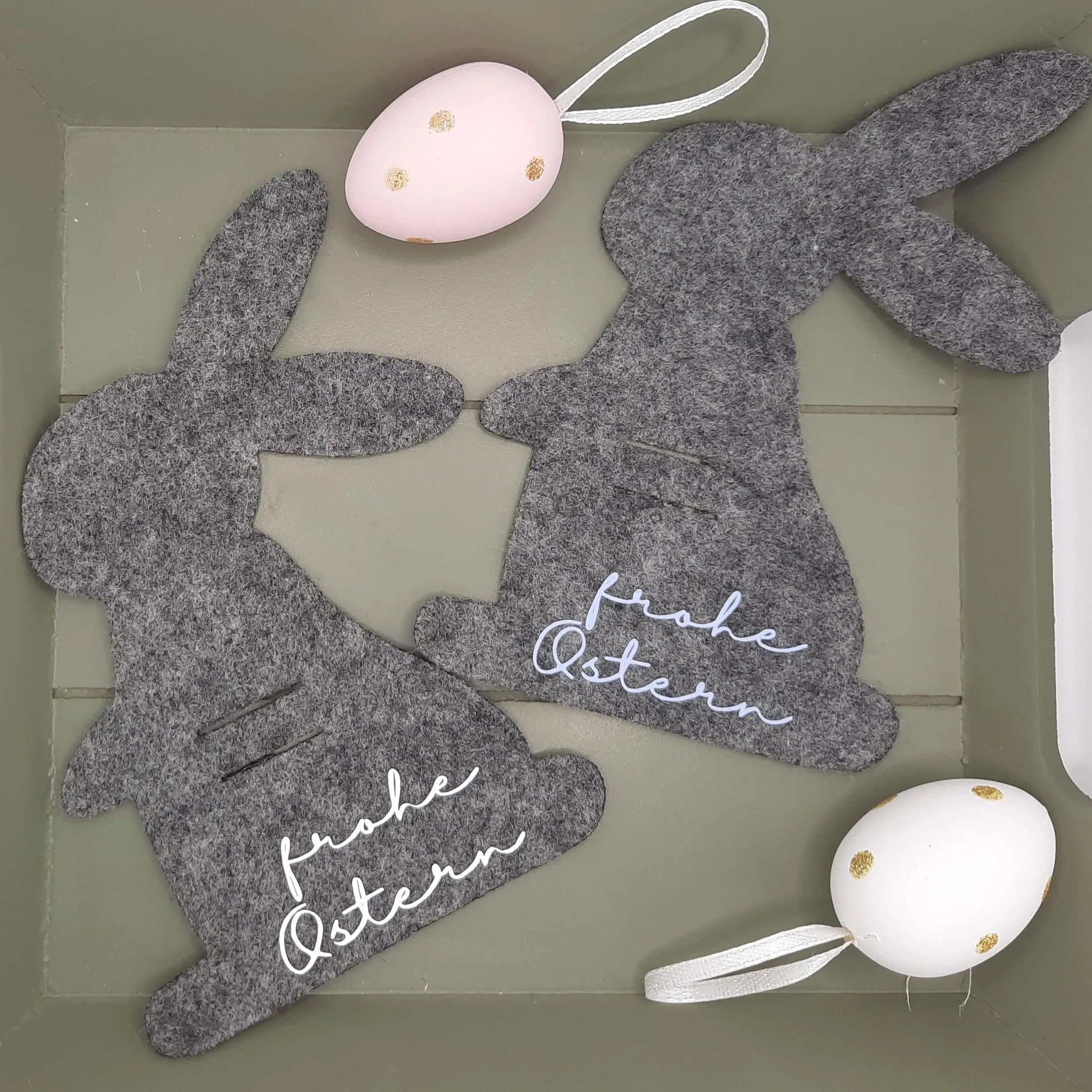 Geldgeschenk Osterhase aus Filz – Osterverpackung mit Fach für Geld oder Schokolade – Geschenk zu Ostern – Filz Hase – Ostermitbringsel